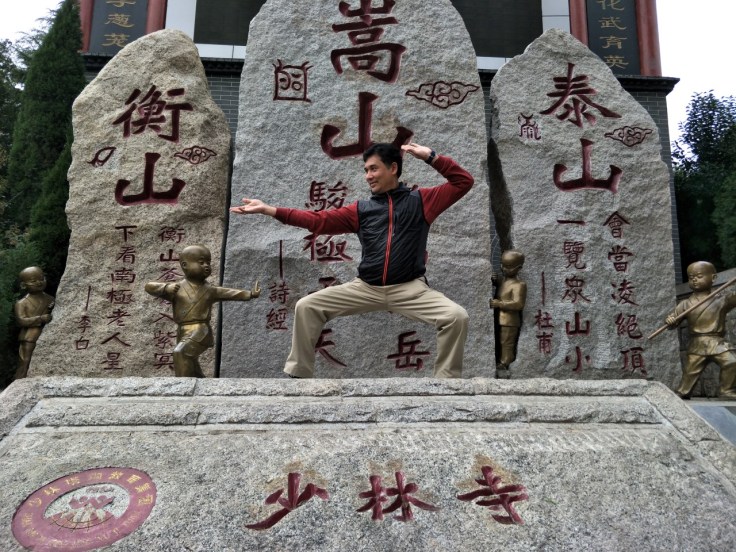 Arpan is at home in Shaolin Temple