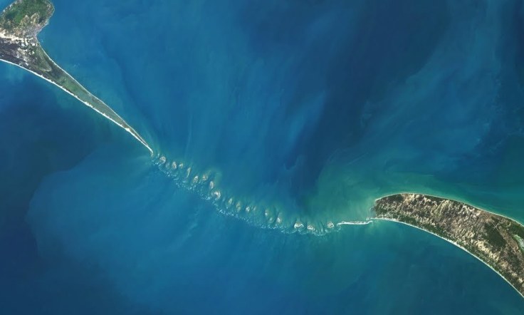 Ram Setu or Adam's Bridge it is called now Dhanushkodi