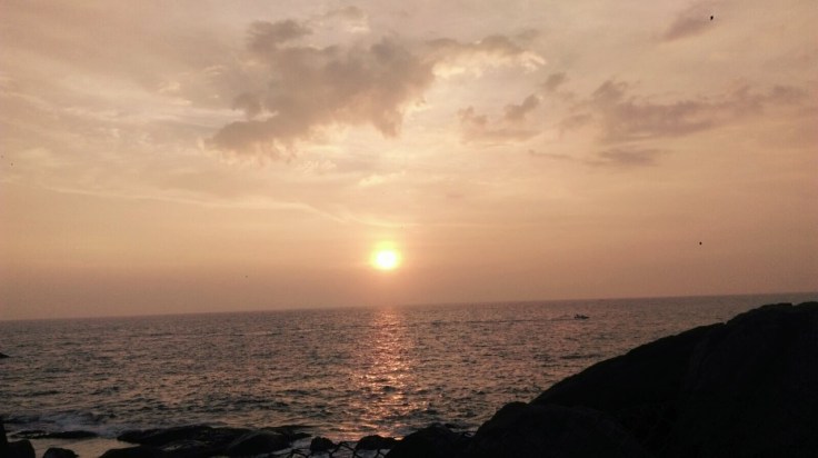 Mesmerising Sunset at Kovalam Beach