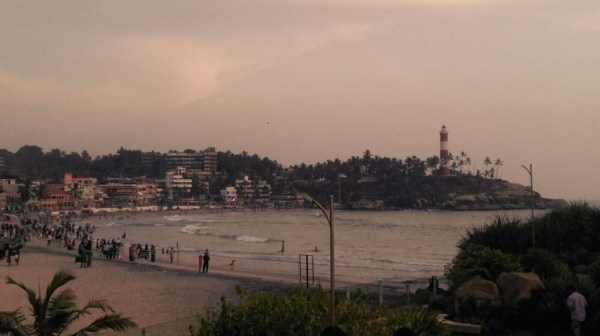 Kovalam Beach with the Light House