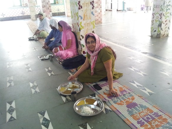 We were privileged to experience the feeling of 'ONENESS' in the Langar