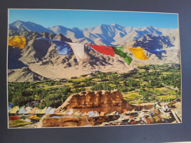 The paintings were based on Himalayas