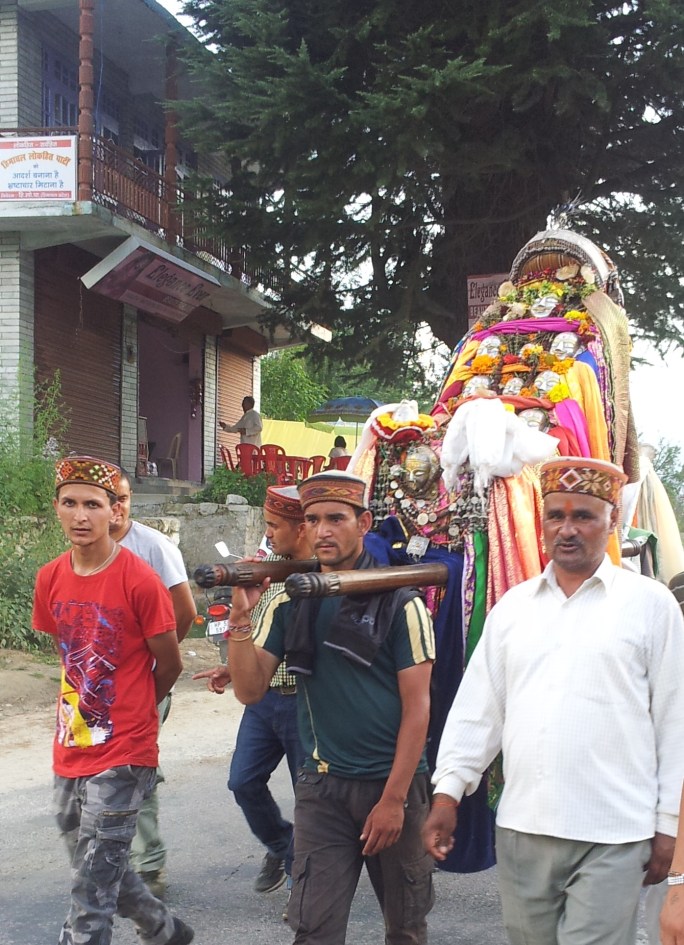 Srishti Narayana in Palanquin