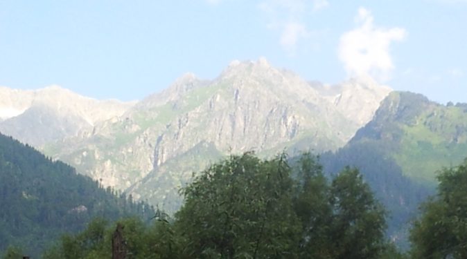 View from our Manali Hotel