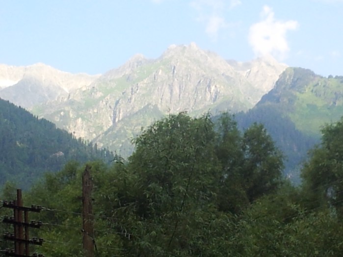 View from our Manali Hotel