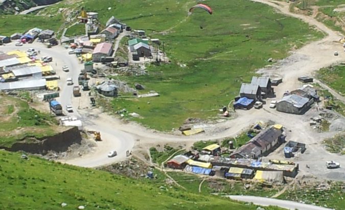 We stopped at a place called Marhi for a break