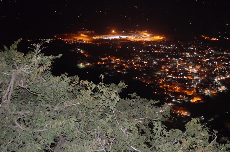 Magical night view from Trikuta Mountain