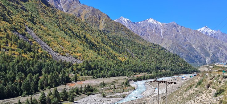 Beautiful Baspa River near Chitkul Army Post