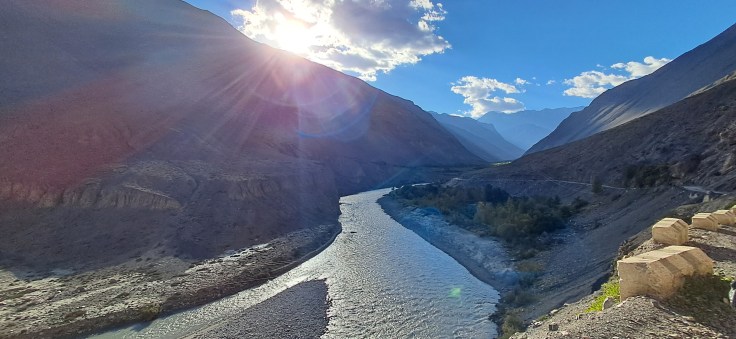 Before sunset at Spiti River
